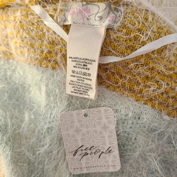 NWT Free People Diamondback Fringe Kimono Cardigan OS - Picture 6 of 7